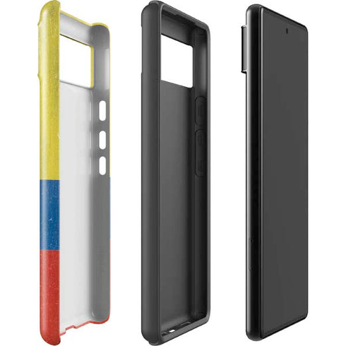 Ecuador Flag Distressed Google Pixel 6 Case
